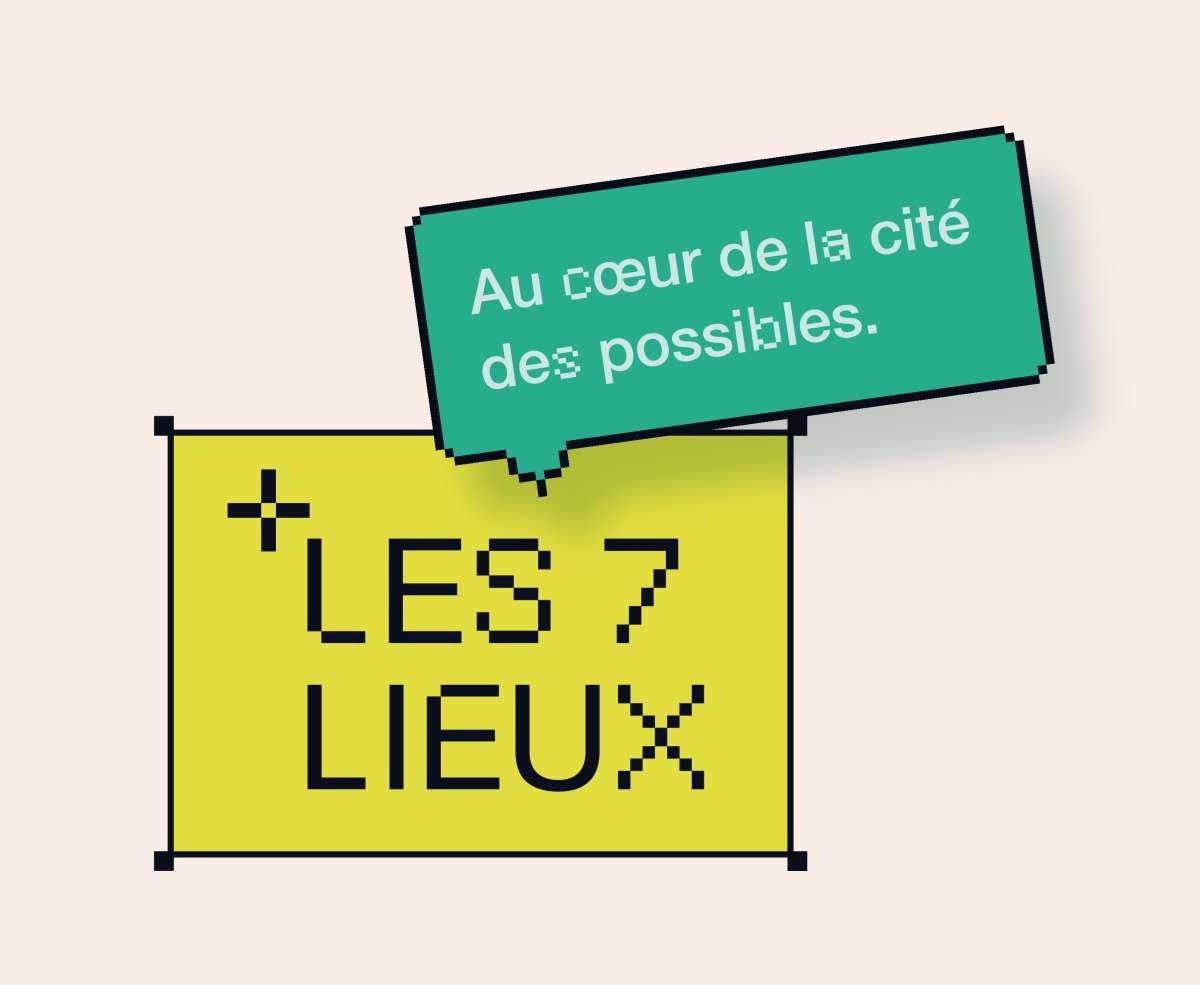 Logo et nom du jeu Les 7 lieux 