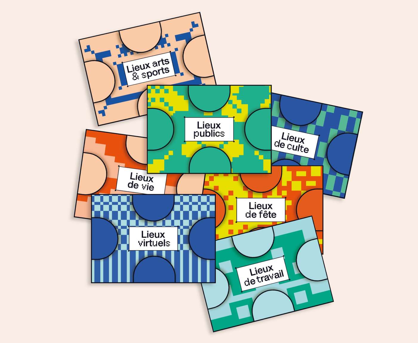 Déclinaison des cartes lieux 