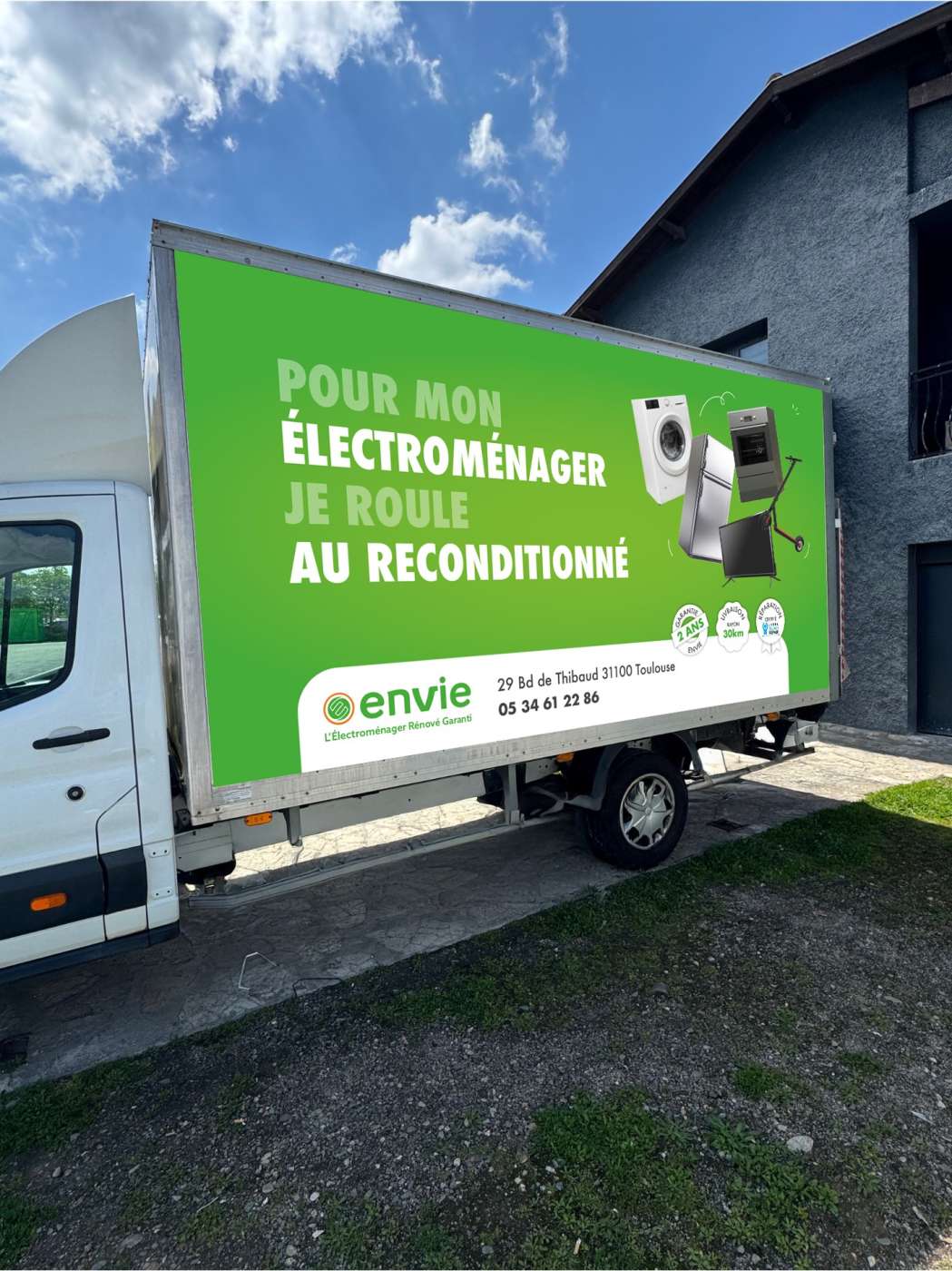 camion publicitaire Envie Toulouse