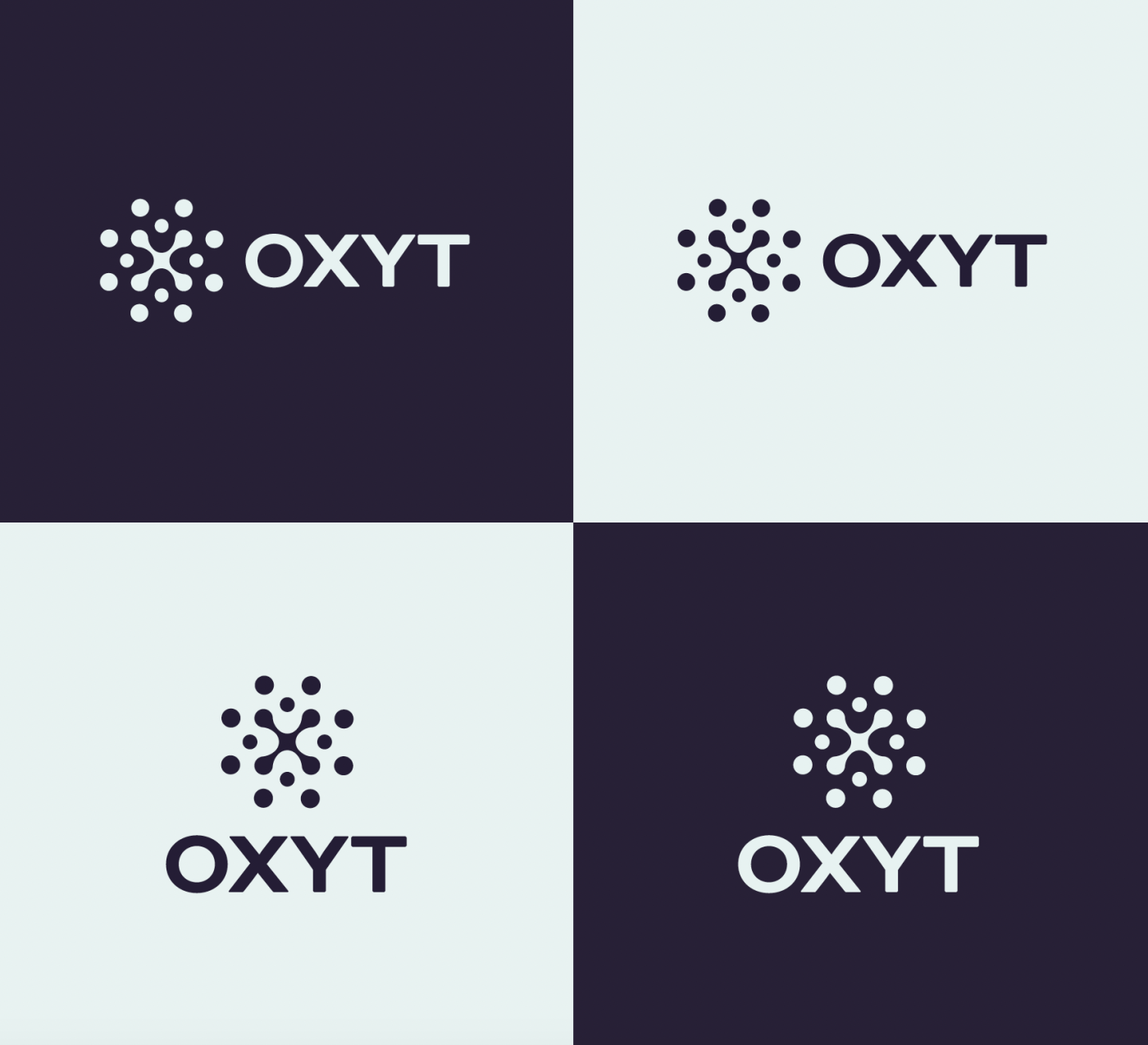Déclinaison du logo Oxyt