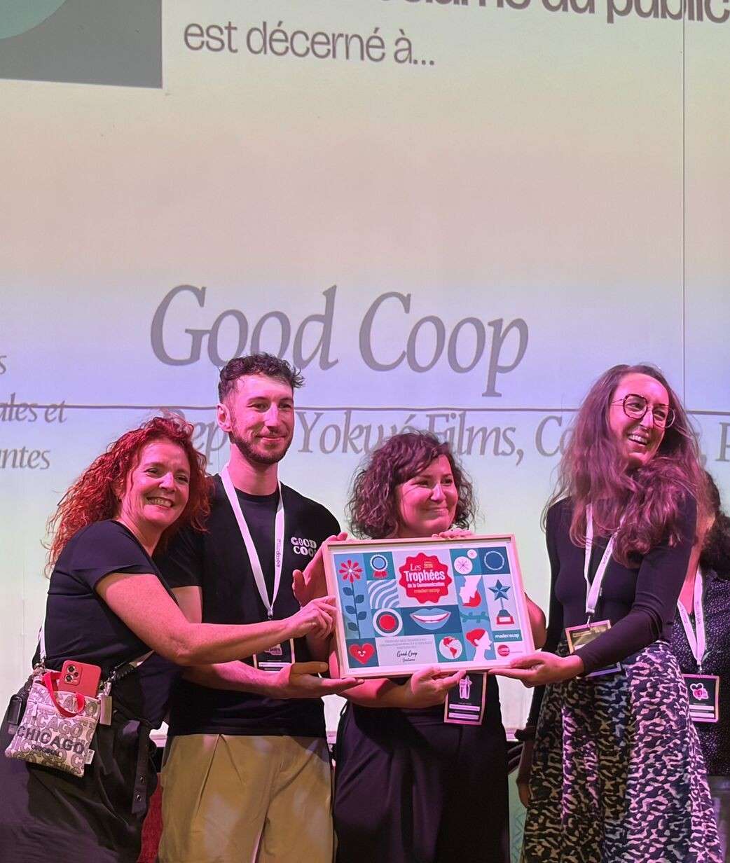 Good Coop reçoit le prix du mouvement coopératif dans la catégorie 